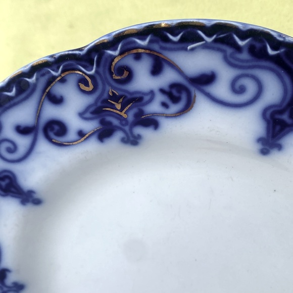 Johnson Bros Blue Flow Jewel Fine Bone China 8” Plate - Picture 2 of 5